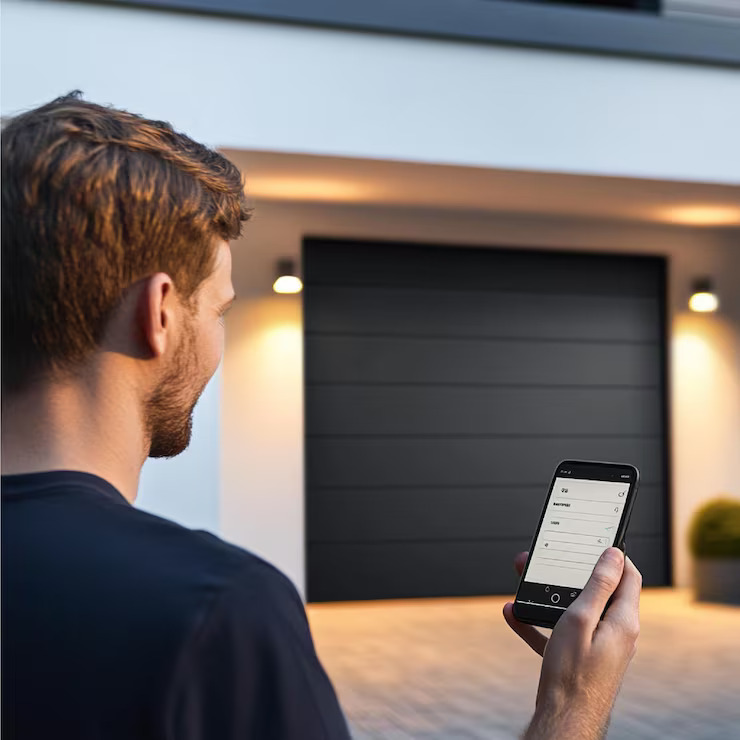 smart garage door opener operated via smartphone app 1314467 152064